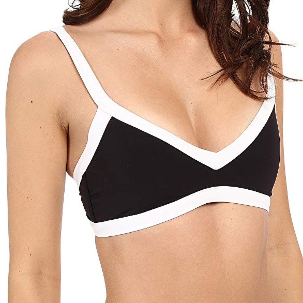 NEW Seafolly Bralette Bikini Swim Top Sz M